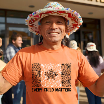 Every Child Matters Canada Flag For Orange Day Unisex T-Shirt/Hoodie/Sweatshirt