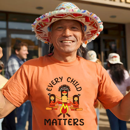 Every Child Matters Indigenous Awareness Children Together Orange Shirt Day Unisex T-Shirt/Hoodie/Sweatshirt