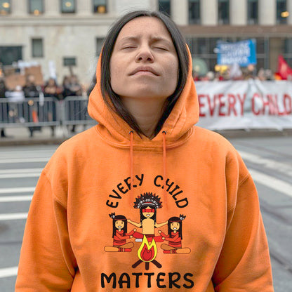 Every Child Matters Indigenous Awareness Children Together Orange Shirt Day Unisex T-Shirt/Hoodie/Sweatshirt