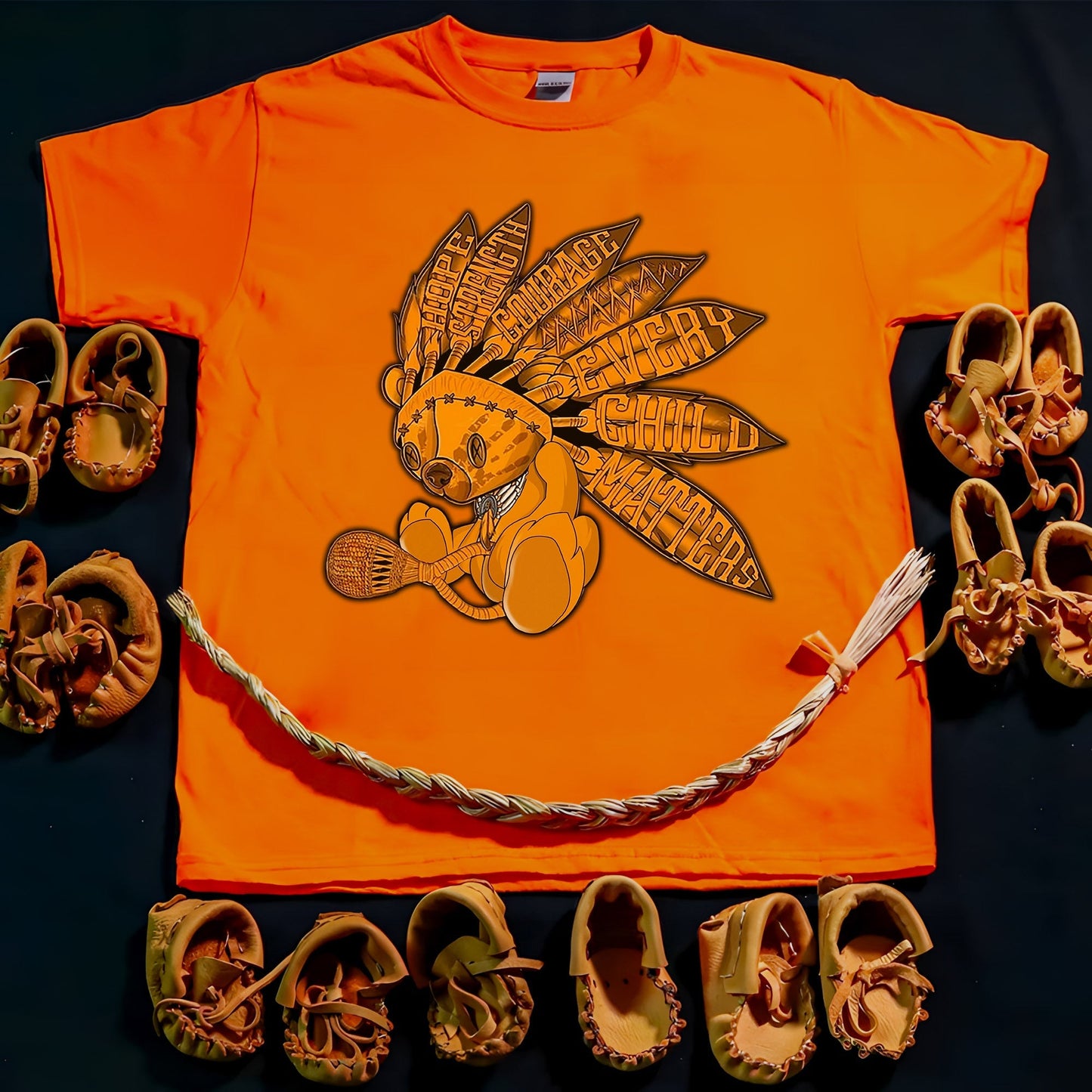 Every Child Matters Feather Indigenous Unisex T-Shirt/Hoodie/Sweatshirt 073