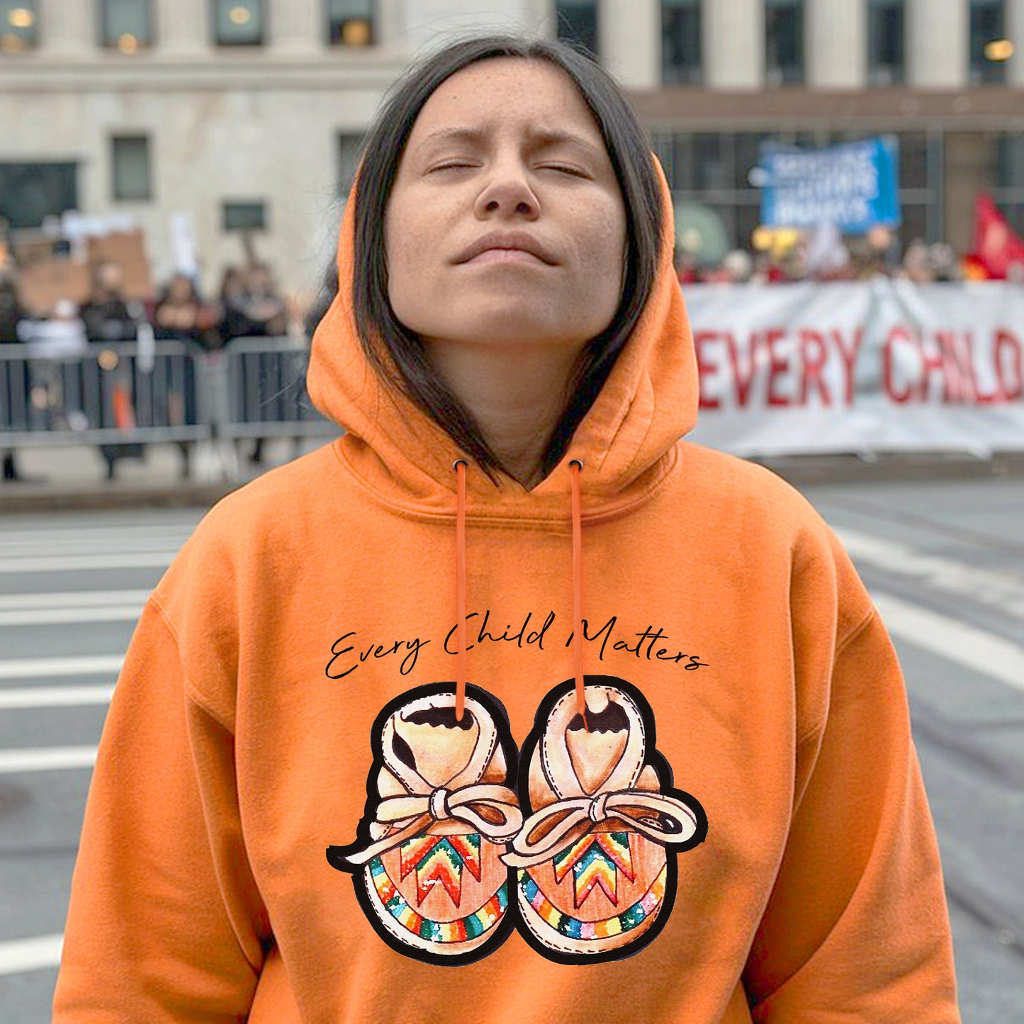 Every Child Matters Shoes Indigenous Orange Shirt Day Unisex T-Shirt/Hoodie/Sweatshirt