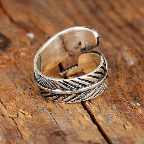 Feather Spirit Adjustable Ring