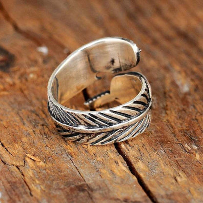 Feather Spirit Adjustable Ring