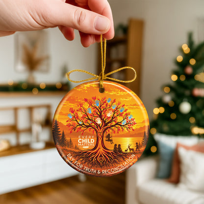 Tree Of Life Ceramic Ornament - Every Child Matters Holiday Decoration