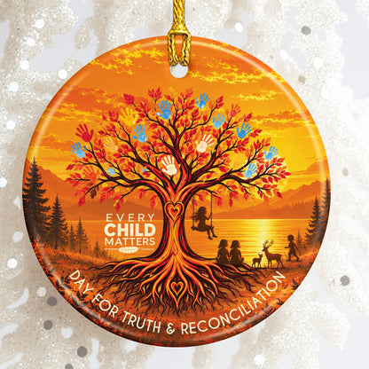 Tree Of Life Ceramic Ornament - Every Child Matters Holiday Decoration