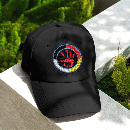 SALE 50% OFF - MMIW Baseball Cap With Patch Cotton Unisex Native American Style