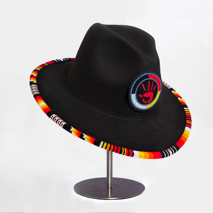 SALE 50% OFF - MMIW Fedora Hatband for Men Women Beaded Brim with Native American Style