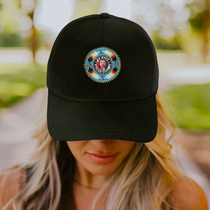 SALE 50% OFF - MMIW Baseball Cap With Patch Cotton Unisex Native American Style