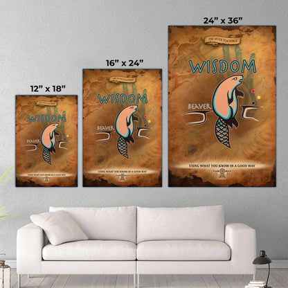 The Seven Sacred Laws - Wisdom Native American Poster/Canvas
