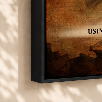 The Seven Sacred Laws - Wisdom Native American Poster/Canvas