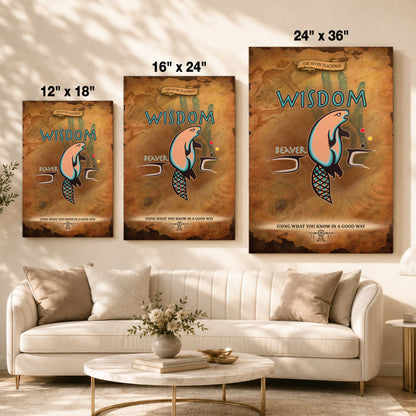 The Seven Sacred Laws - Wisdom Native American Poster/Canvas