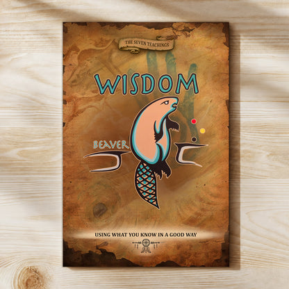 The Seven Sacred Laws - Wisdom Native American Poster/Canvas