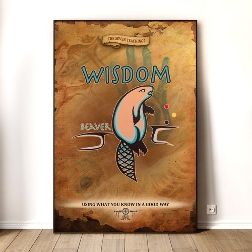 The Seven Sacred Laws - Wisdom Native American Poster/Canvas