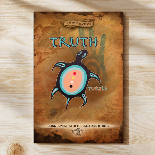 The Seven Sacred Laws - Truth Native American Poster/Canvas