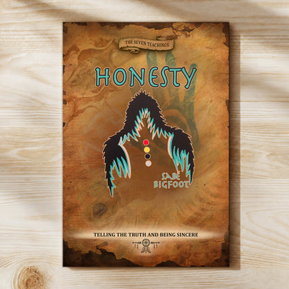 The Seven Sacred Laws - Honesty Native American Poster/Canvas