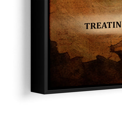 The Seven Sacred Laws - Respect Native American Poster/Canvas