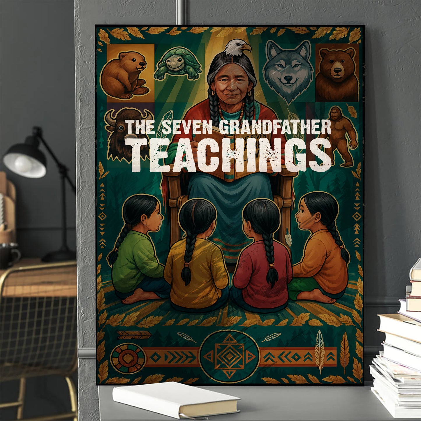 The Seven Grandfather Teachings Poster/Canvas
