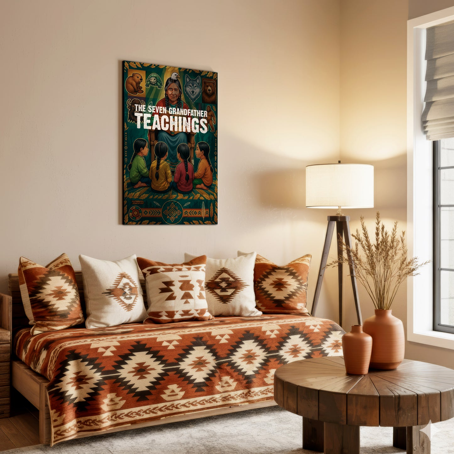 The Seven Grandfather Teachings Poster/Canvas