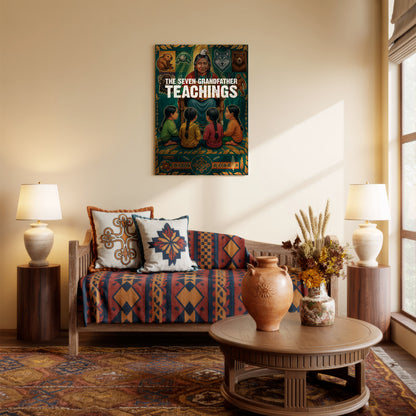 The Seven Grandfather Teachings Poster/Canvas