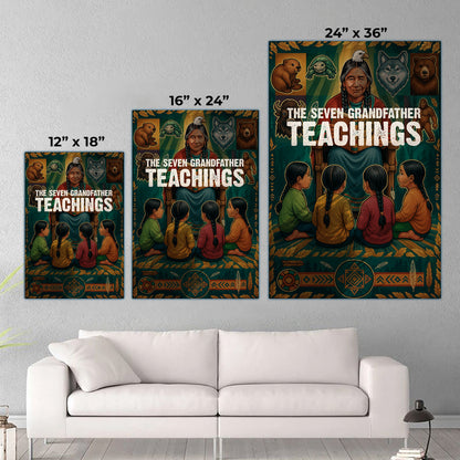 The Seven Grandfather Teachings Poster/Canvas