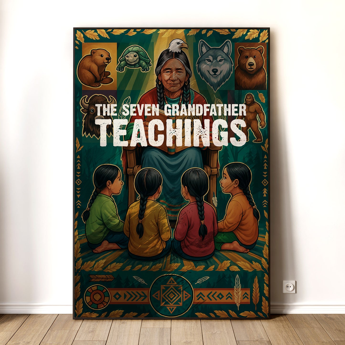 The Seven Grandfather Teachings Poster/Canvas