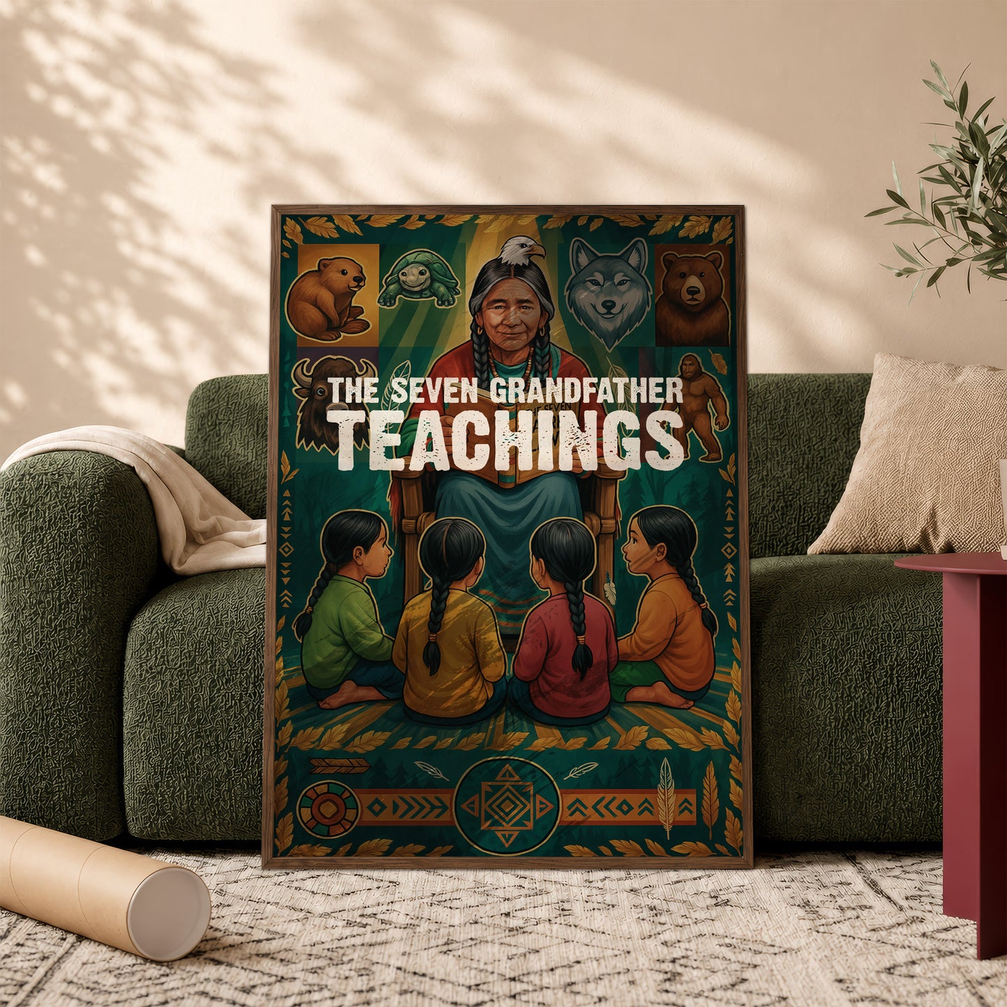 The Seven Grandfather Teachings Poster/Canvas