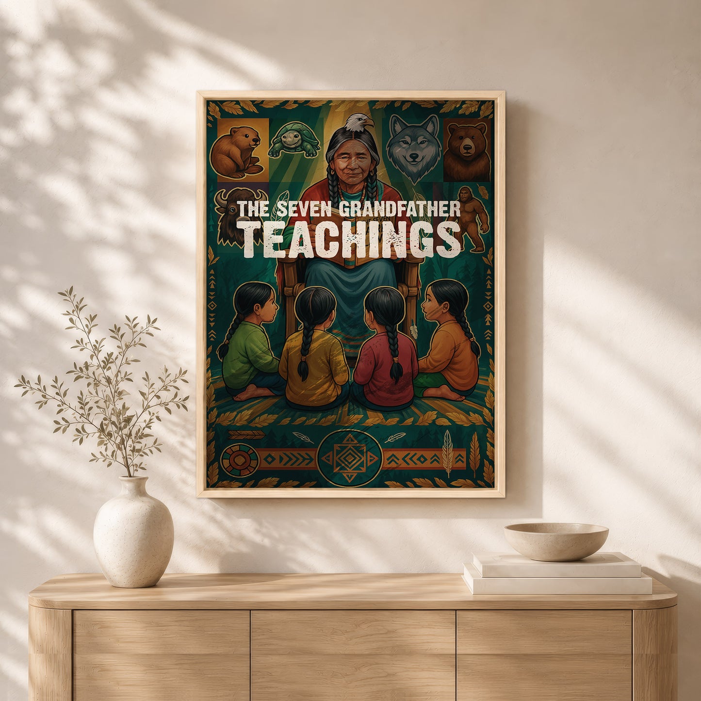 The Seven Grandfather Teachings Poster/Canvas