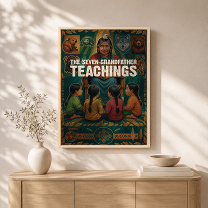 The Seven Grandfather Teachings Poster/Canvas