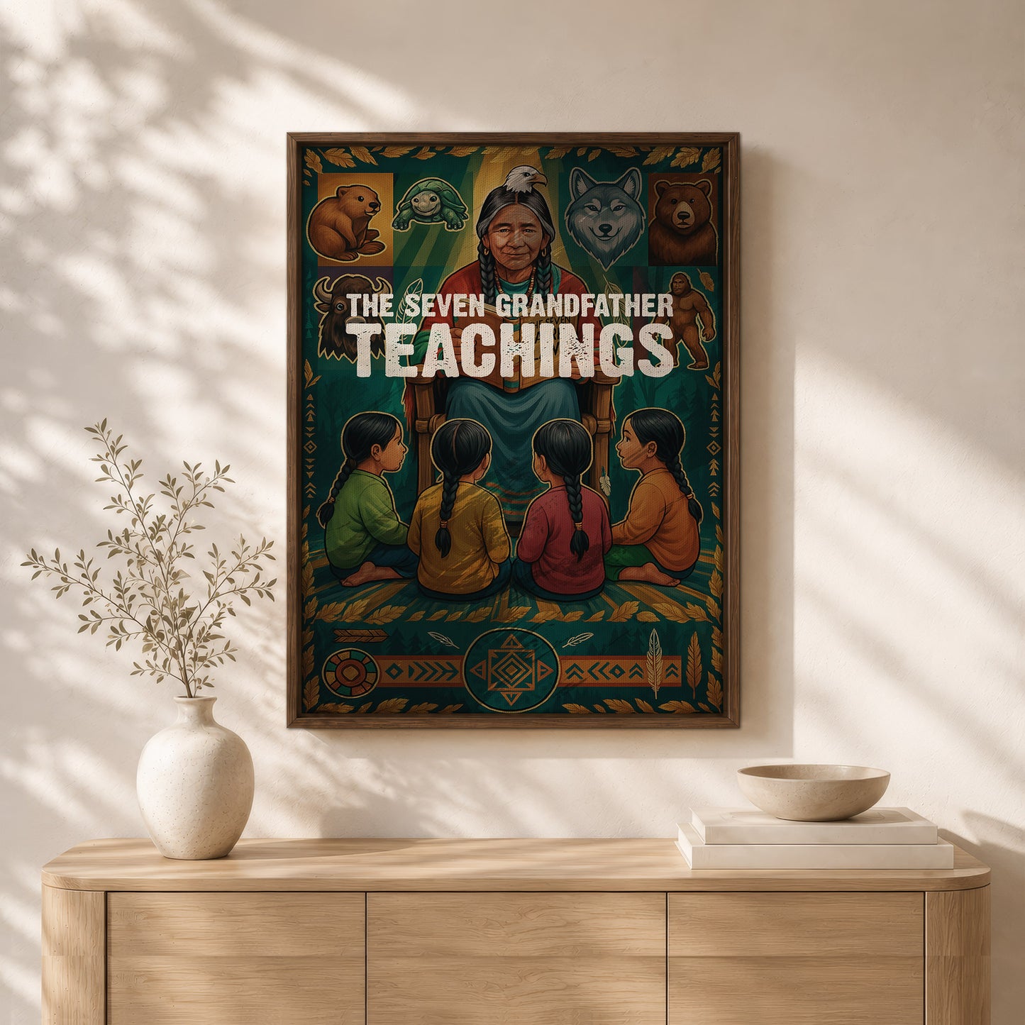 The Seven Grandfather Teachings Poster/Canvas