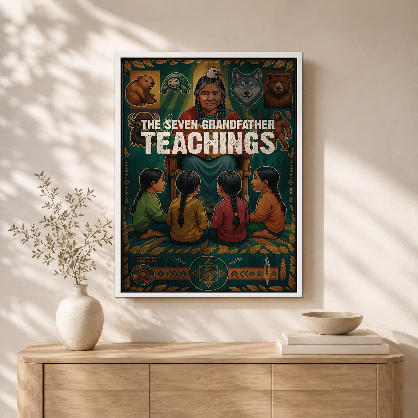 The Seven Grandfather Teachings Poster/Canvas