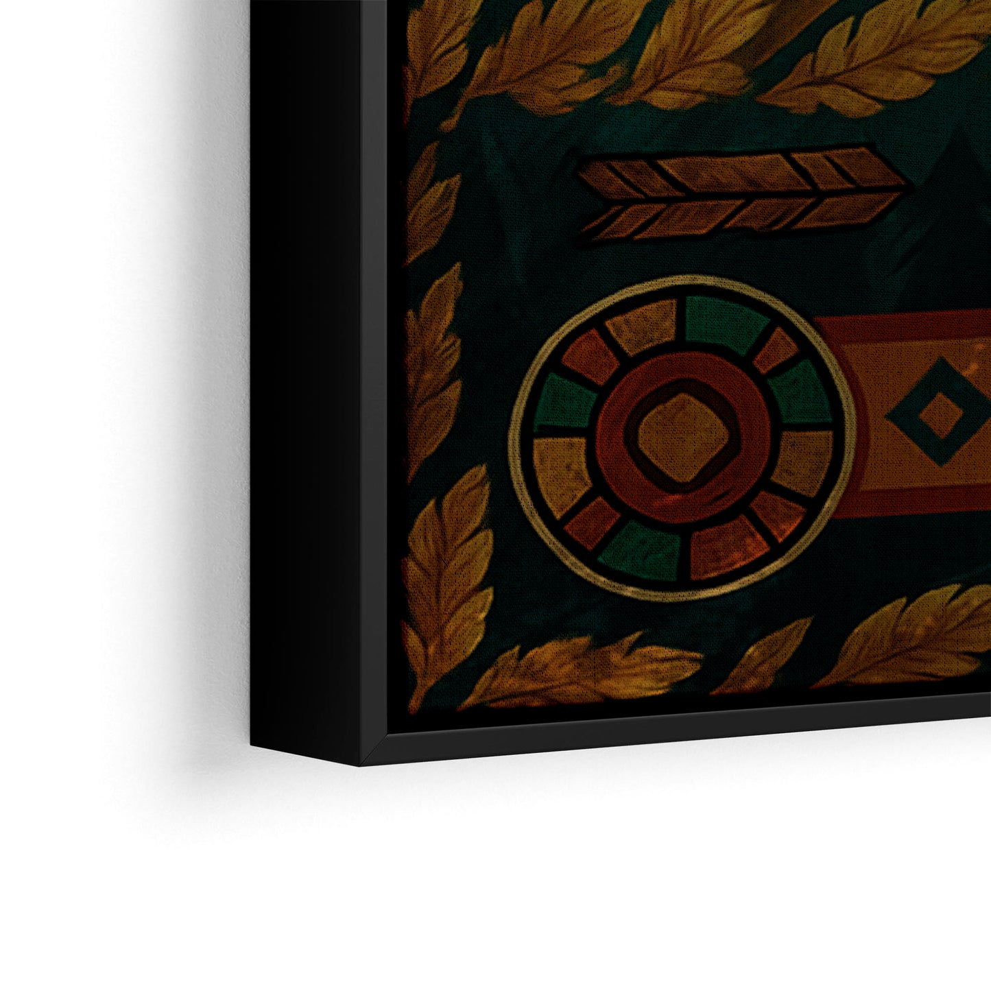 Seven Teachings Circle - Heart & Animal Symbols Poster/Canvas