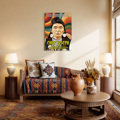 Chief Joseph Nez Perce Leader Quote Native American History Art Poster/Canvas