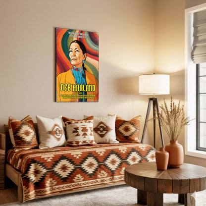 Deb Haaland Laguna Pueblo Quote Native American History Art Poster/Canvas