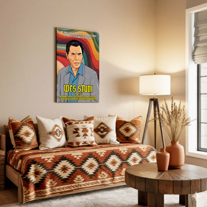 Wes Studi Cherokee Actor Quote Native American History Art Poster/Canvas