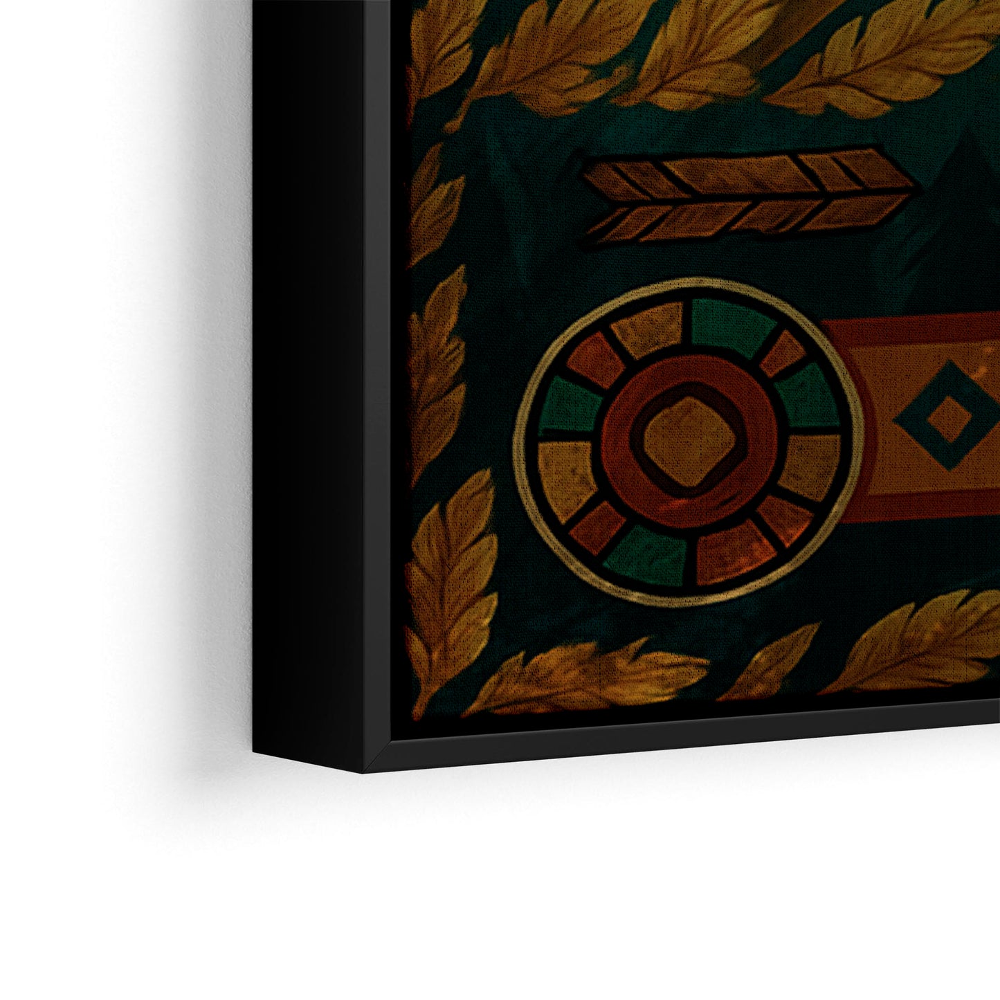 The Seven Grandfather Teachings - Medicine Wheel Graphic Poster/Canvas