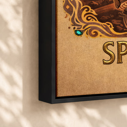 Spirit Walkers "One Path, One Heart" Wolf Family - Native Inspired Spiritual for Poster/Canvas