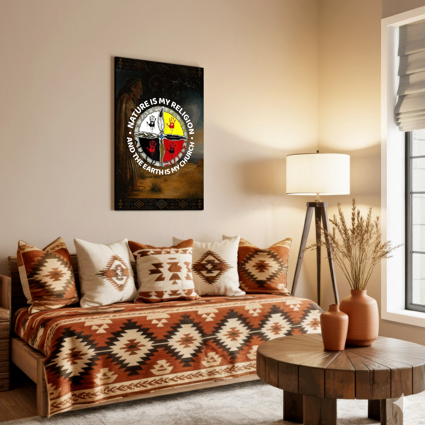 Nature Is My Religion - The Earth Is My Church Poster/Canvas