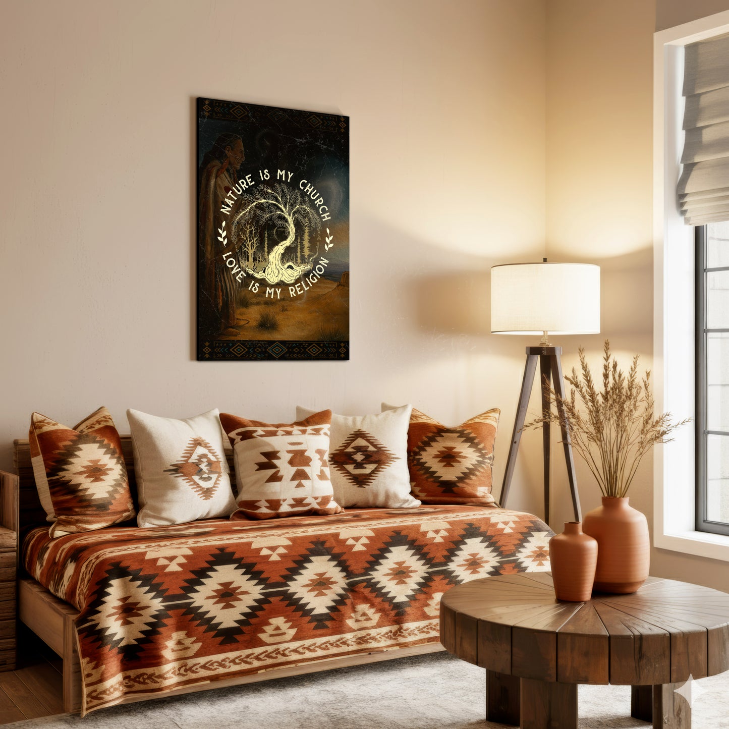 Nature Is My Church - Love Is My Religion Poster/Canvas