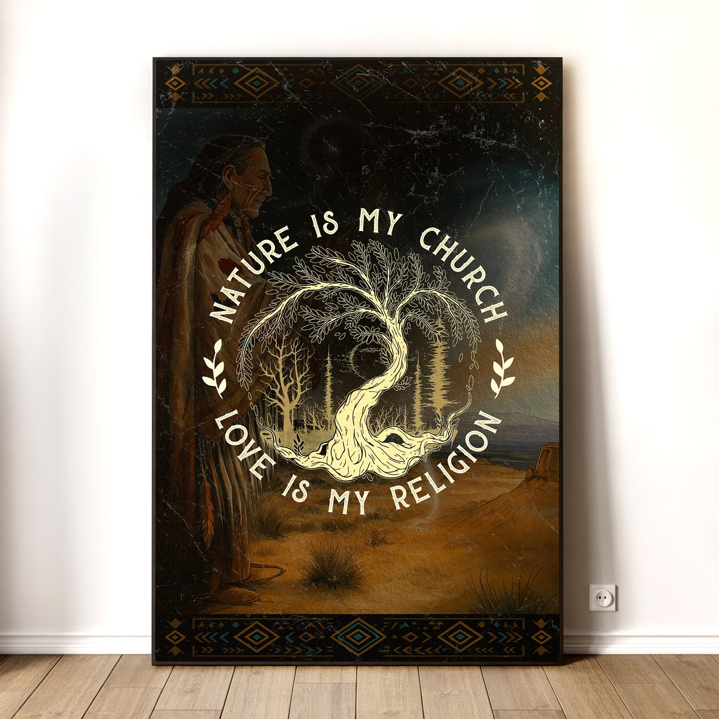 Nature Is My Church - Love Is My Religion Poster/Canvas