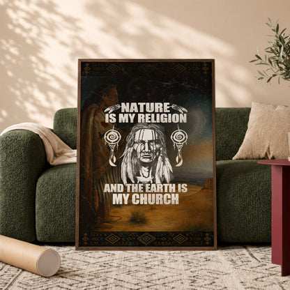 Nature & Earth Statement - Elder Portrait Design Poster/Canvas