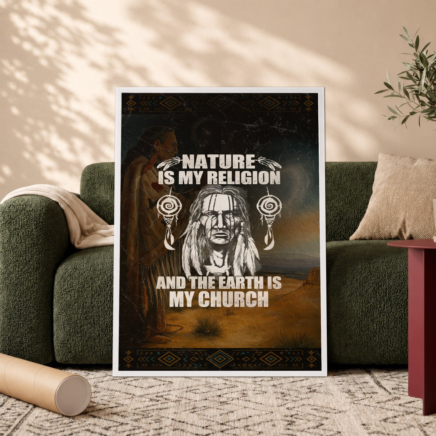Nature & Earth Statement - Elder Portrait Design Poster/Canvas