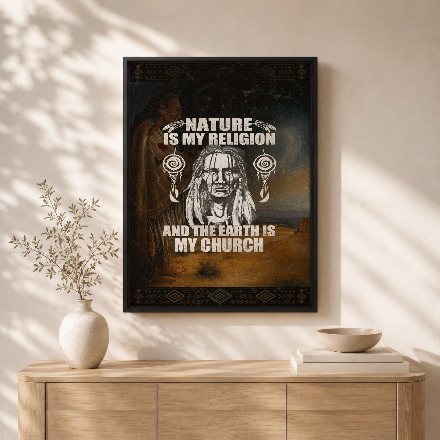 Nature & Earth Statement - Elder Portrait Design Poster/Canvas