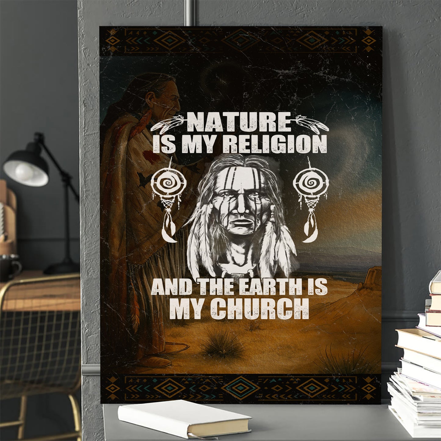 Nature & Earth Statement - Elder Portrait Design Poster/Canvas