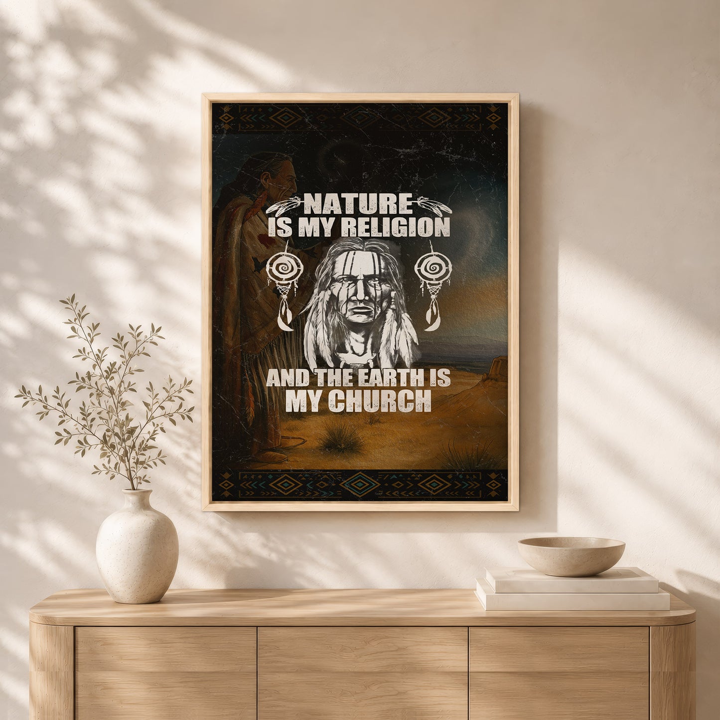 Nature & Earth Statement - Elder Portrait Design Poster/Canvas