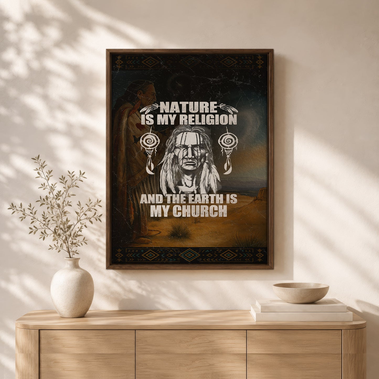 Nature & Earth Statement - Elder Portrait Design Poster/Canvas
