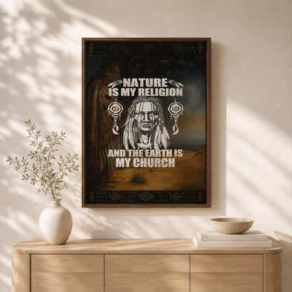 Nature & Earth Statement - Elder Portrait Design Poster/Canvas