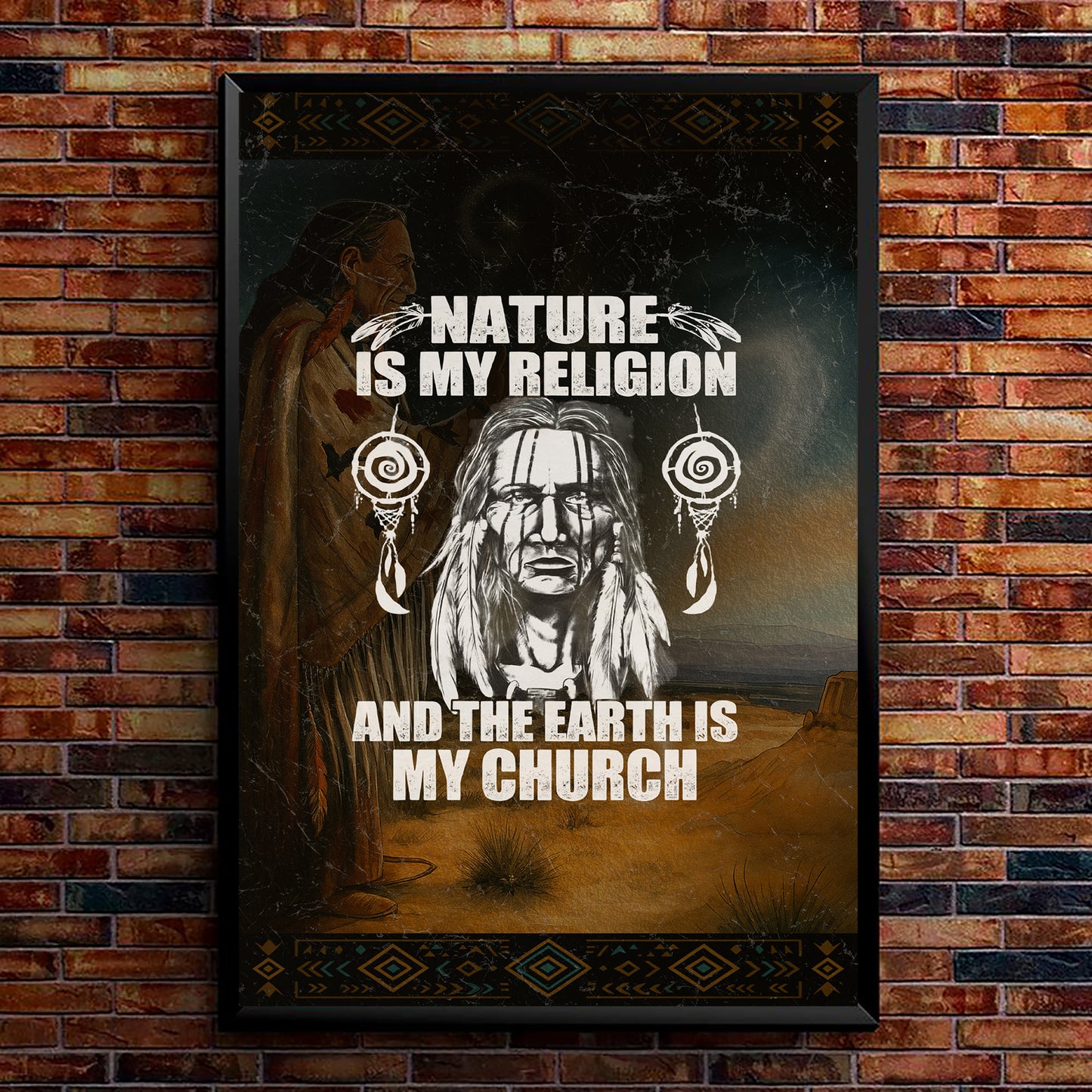 Nature & Earth Statement - Elder Portrait Design Poster/Canvas