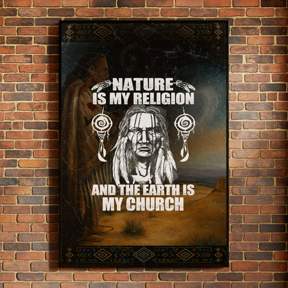 Nature & Earth Statement - Elder Portrait Design Poster/Canvas