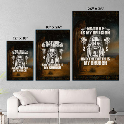 Nature & Earth Statement - Elder Portrait Design Poster/Canvas