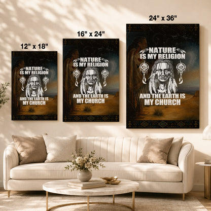 Nature & Earth Statement - Elder Portrait Design Poster/Canvas